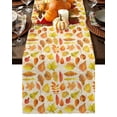 thumbnail image 1 of Thanksgiving Fall Maple Farm Table Runner Season Limited Banquet Holiday Party Tablecloth Modern Printed Table Runners, 1 of 5