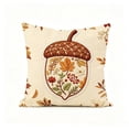 thumbnail image 1 of Thanksgiving Fall Pillow Covers 18x18 Inch, Pumpkin Maple Leaf Throw Pillow Cases, Rural Farmhouse Cushion Covers For Couch Sofa Bed Decor, 1 of 7