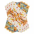 thumbnail image 1 of Thanksgiving Fall Pumpkins Kitchen Towels Set of 4, Water Absorbent Dish Towel, Blue Green Yellow Botanical Decorative Hand Towels - Quick Drying Cloth for Cooking Baking, 18x28 Inch, 1 of 8