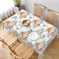 thumbnail image 1 of Thanksgiving Fall Tablecloth 60 x 104 Inch Rectangle, Autumn Harvest Pumpkin Tablecloths Stain Resistance Polyester Table Cloth for Holiday Parties Kitchen Dining Indoor Outdoor, 1 of 5