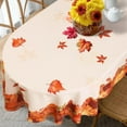 thumbnail image 1 of Thanksgiving Fall Tablecloth for Round,Oval,Rectangle Tables,Waterproof Pumpkin Fall Table Cloths for Dining Room Indoor Outdoor Table Cover - 54x72 Inch, 1 of 6