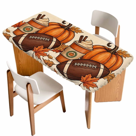 Thanksgiving Fitted Rectangle Tablecloth 32