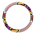 thumbnail image 1 of Thanksgiving Font 14.5 Inch Printing PVC Leather Auto Accessory Steering Wheel Cover Car Wheel Covers Steering Wheel Covers, 1 of 6