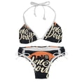thumbnail image 1 of Thanksgiving Font Detachable Sponge Adjustable Strap Bikini Set - Two-Pack for Beach and Pool Swimwear, 1 of 6