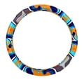 thumbnail image 1 of Thanksgiving Font Printing 14.5 Inch PVC Leather Steering Wheel Cover Auto Accessories for Car Wheel Covers, Steering Wheel Covers, 1 of 6
