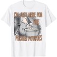 thumbnail image 1 of Thanksgiving Food I'm Just Here for The Mashed Potatoes T-Shirt,Top Tees,Whiet, 1 of 4
