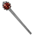 thumbnail image 1 of Thanksgiving Fruit Silver Lace-Edged Bookmark: a Charming Gift for Readers and Book Lovers - Reading Accessory, Book Marker, Book Mark, 1 of 5