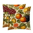 thumbnail image 1 of Thanksgiving Fruits Covers Pillows Set of 2 with Unique Patterns, Throw Pillow Inserts for Bed or Couch, Available in 16x16, 18x18, 20x20 Inches for Any Occasion, 1 of 6