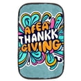 thumbnail image 1 of Thanksgiving Furry Printed Car Armrest Cover 12.5x8.2 Inch Soft Comfortable Car Armrest Mat, 1 of 6