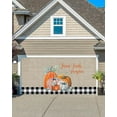 thumbnail image 1 of Thanksgiving Garage Door Banner Cover 6 x 13 ft, Thanksgiving Farm Fresh Pumpkin Vintage Pattern Garage Door Decorations Holiday Christmas Backdrop Decor for Winter New Year Xmas Party, 1 of 6