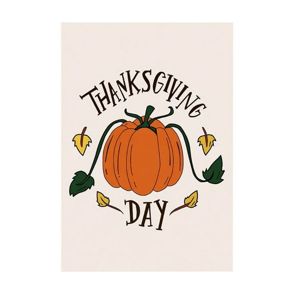 Thanksgiving Garden Flag with Sunflower and Pumpkin Design, Autumn Outdoor Decoration, Polyester Fabric Holiday Flag for Porch, Garden, Festive Seasonal Decor, Reversible and Durable