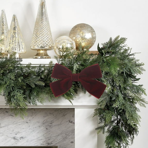 Thanksgiving Garland for Mantle - New Christmas Decorations Christmas Tree Cane Decorations Christmas Decoration Bows