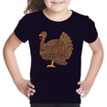 thumbnail image 1 of Thanksgiving - Girl's Word Art T-Shirt, 1 of 2