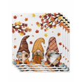 thumbnail image 1 of Thanksgiving Gnomes Cloth Napkins Set of 4 Reusable Dinner Napkins, Fallen Maple Leaf Pumpkin Sunflower Cocktail Napkin Washable Table Napkins for Wedding/Holiday Party/Baby Shower 20"x20", 1 of 7