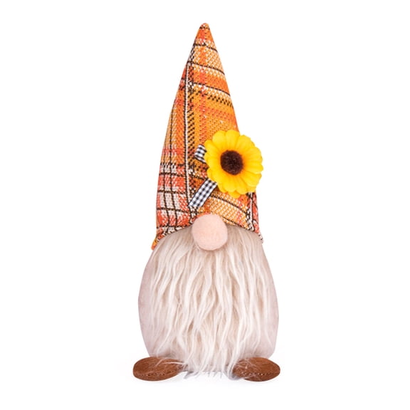 Thanksgiving Gnomes Decoration Sunflower Fall Gnomes Scandinavian Tomtes Swedish Gnomes for Kitchen Tiered Tray Shelf
