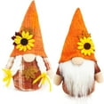 thumbnail image 1 of Thanksgiving Gnomes Fall Decorations Sunflower Plush Gnomes for Tiered Tray Autumn Harvest Thansgiving Decor 2Pcs, 1 of 6