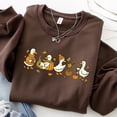 thumbnail image 1 of Thanksgiving Goose Sweatshirt – Thankful Grateful Blessed Pullover – Cozy Fall Pumpkin Season Crewneck – Autumn Holiday Gift, 1 of 2