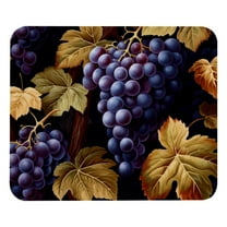 Thanksgiving Grape Mouse Pad, Cloth with Rubberized Base