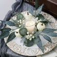 thumbnail image 1 of Thanksgiving Halloween Pumpkin Candle Holders Scented Wreath Decorative Ring Decorative Items Table Decorations, 1 of 9