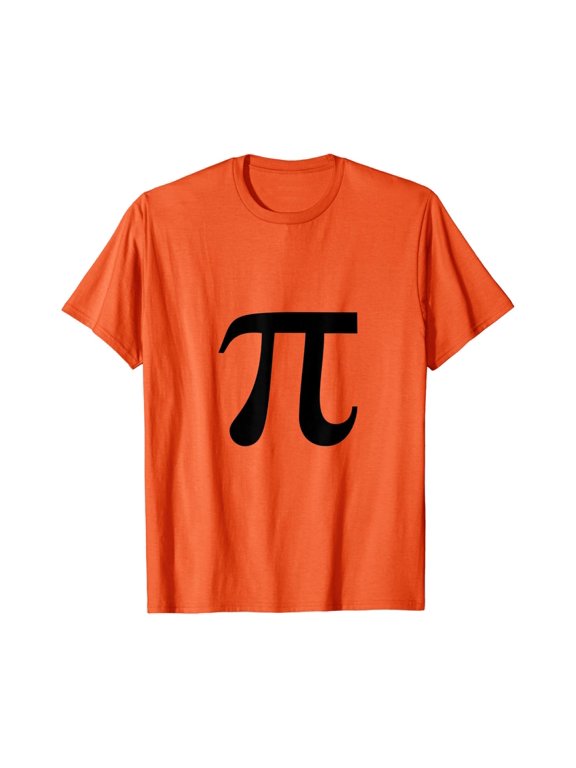 Thanksgiving Halloween Pumpkin Pi Pie Math Pun Costume Holiday T-Shirt, Size S-5XL