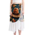thumbnail image 1 of Thanksgiving Hat Stylish Chiffon Women's Beach Summer Dress with Polyester Straps, 1 of 6