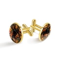 thumbnail image 1 of Thanksgiving Hat Stylish Mens Cufflink for Formal Attire, Made of Stainless Steel, Ideal for Corporate Events, 1 of 6
