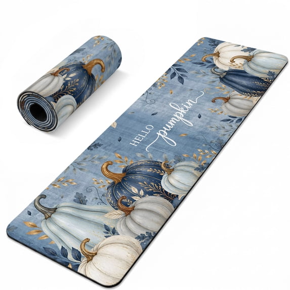 Thanksgiving Heat Insulation Mats for Countertop Fall White Blue ...