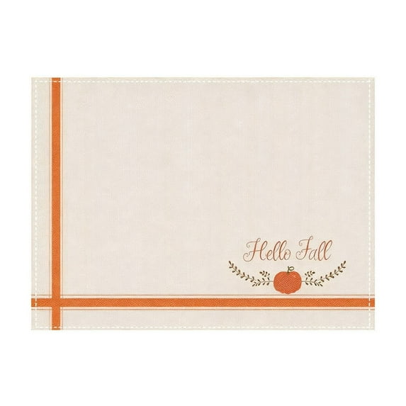 Thanksgiving Heat Insulation Placemat With Double Sided Stitching Made From Durable Polyester For Festive Dining And Table Protection For Holiday Gatherings