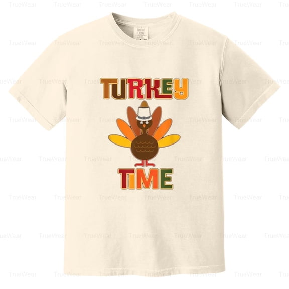 Thanksgiving, Holiday, Funny, Turkey, Dinner, Feast, Family, Celebrate Comfort Color T-Shirt Unisex, up to 4XL