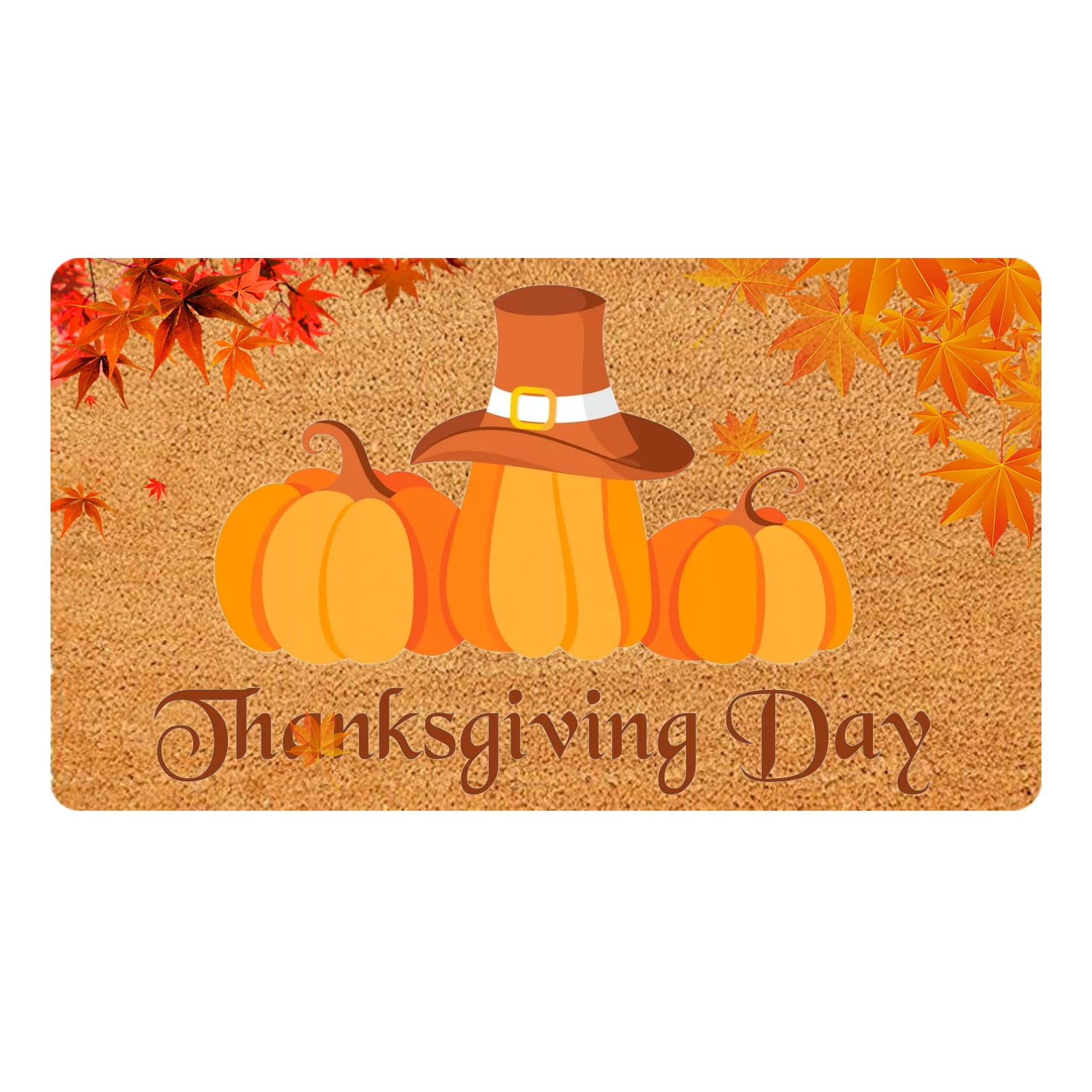 Thanksgiving Home Autumn Dwarf Front Door Door Mat Carpet Floor Mat