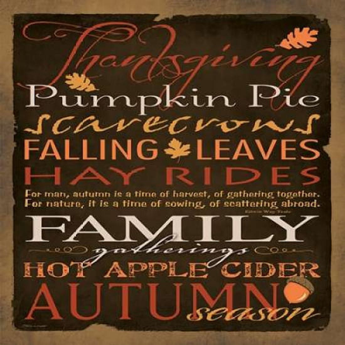 Thanksgiving III Canvas Art - Stephanie Marrott (24 x 24)