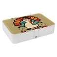 thumbnail image 1 of Thanksgiving Jewelry Box Organizer Storage Box with Removable Compartment, Portable PU Leather Jewelry Boxes, 1 of 6