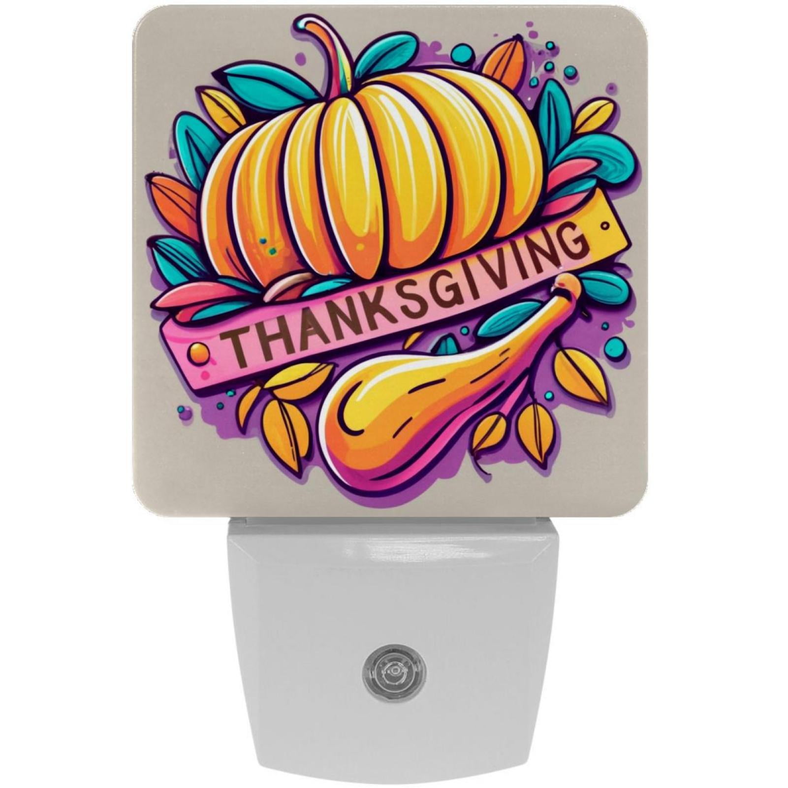 Thanksgiving LED Square Night Lights- Modern and Energy Efficient ...