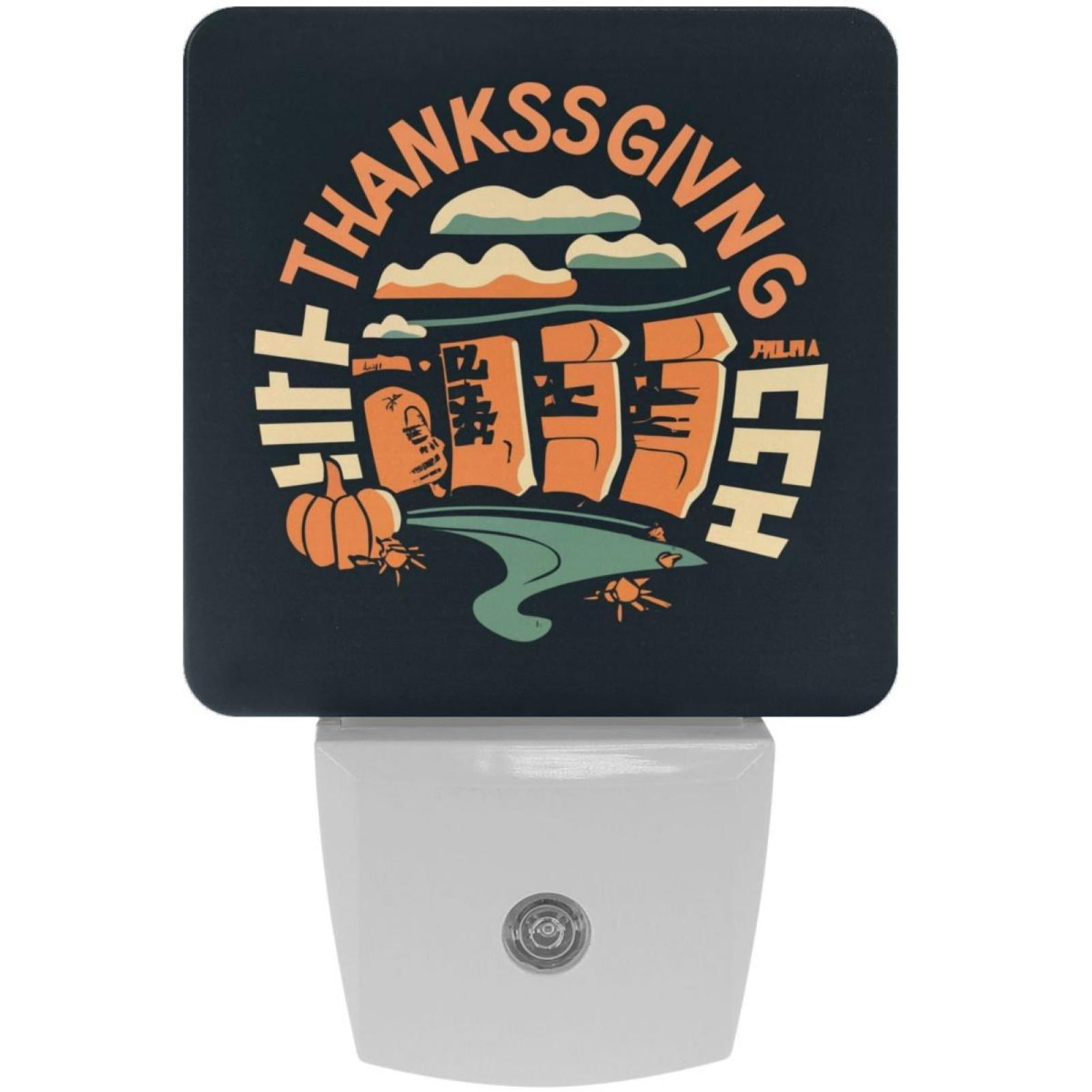 Thanksgiving LED Square Night Lights - Small and Bright Illumination ...