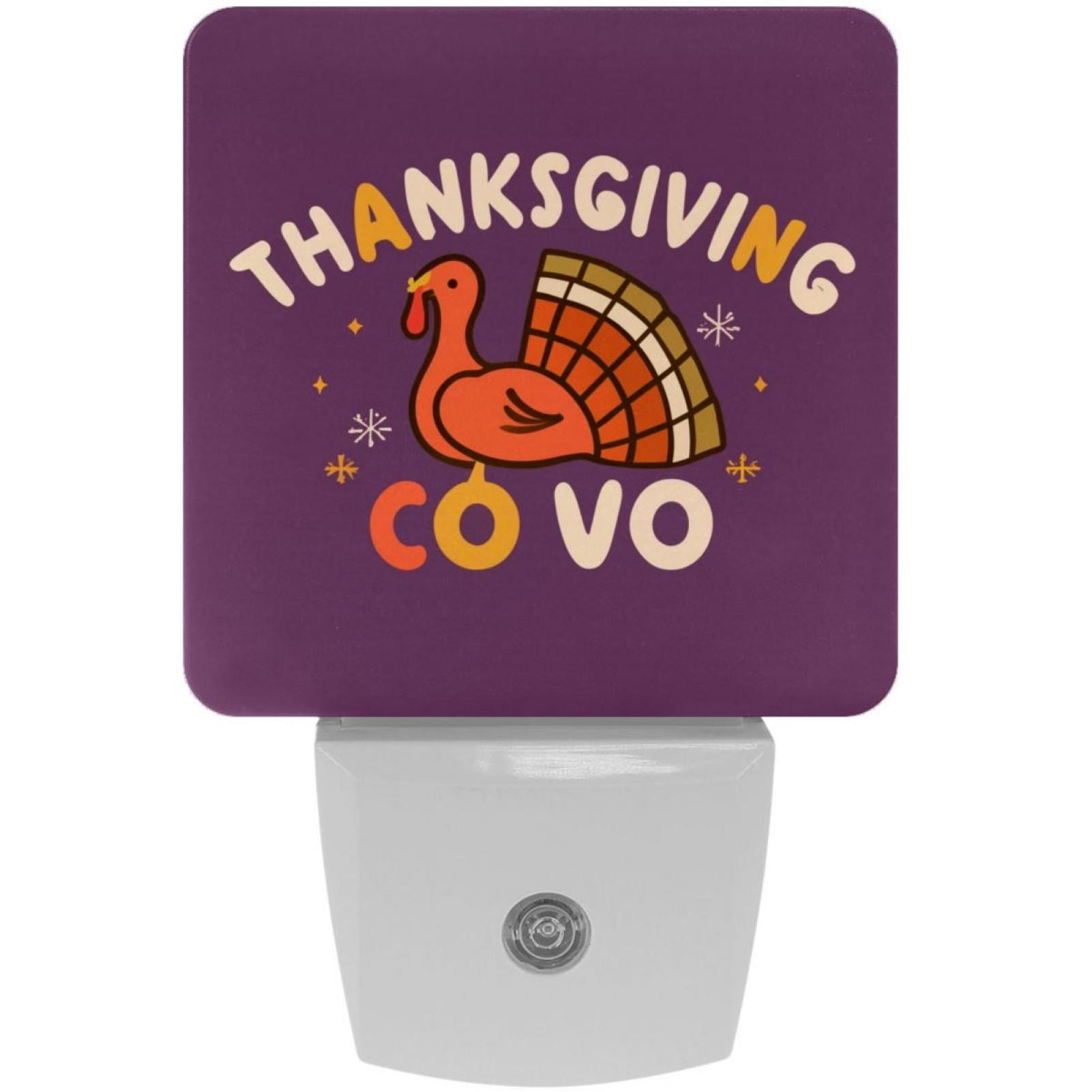 Thanksgiving LED Square Night Lights - Stylish and Functional ...