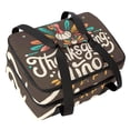 thumbnail image 1 of Thanksgiving Large Capacity Double Layered Insulated Lunch Bag, 2 Compartment Refrigerated Meal Bag for Hand Carry, 7.1x11.4x16.1 Inches, 1 of 6