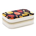 thumbnail image 1 of Thanksgiving Leaves Velvet Portable Storage Box with Removable Compartment: Display Case, Jewelry Box, and Jewelry Stand - Gift, 1 of 7
