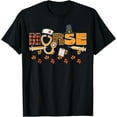 thumbnail image 1 of Thanksgiving Leopard Plaid Nurse Fall Scrub Top RN Men Women T-Shirt, 1 of 5