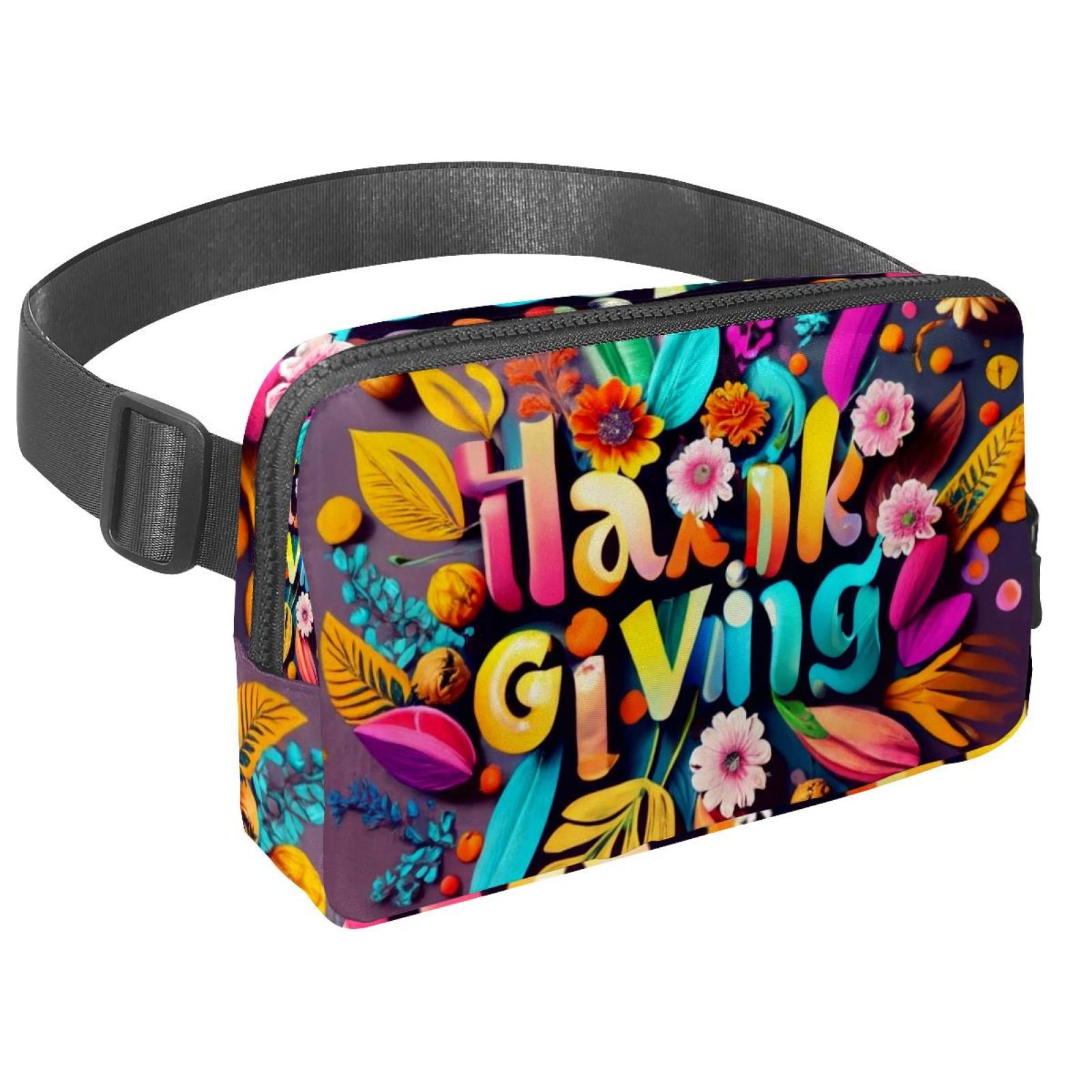 Thanksgiving Lightweight Adjustable Waist Bag Fanny Pack with Extension Strap - Unisex Fitness Running Belt