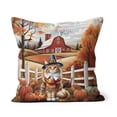 thumbnail image 1 of Thanksgiving Maine Coon Pilgrim Grateful, Thankful, Blessed Fall Welcome Pillow Cushion Double Sided Cat Lover Kitten Owner Gifts Throw Pillow - 00021, 1 of 4