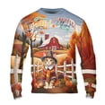 thumbnail image 1 of Thanksgiving Manx Pilgrim Grateful, Thankful, Blessed Fall Welcome All Over Print 3D Sweatshirt Unisex Merch Cat Lover Kitten Owner Gifts - 00021, 1 of 6