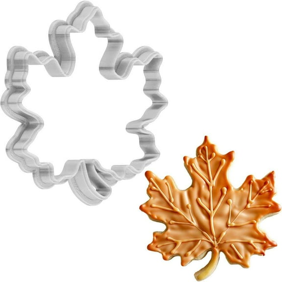 Thanksgiving Maple Leaf Cookie Cutter 4 Inch Made in USA by WONDERTORY