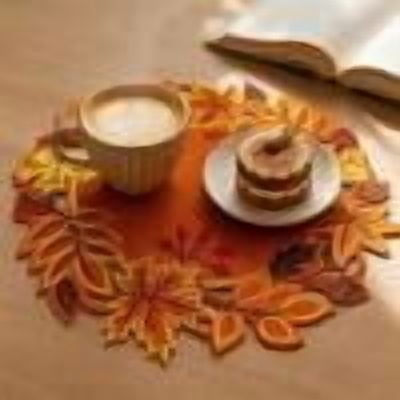 Thanksgiving Maple Leaf Placemat, Embroidered Fall Table Mat Heat Resistant Non Slip Dining Placemat Seasonal Table Decor, For Thanksgiving Dinner Harvest Party Coffee Table Kitchen Decoration