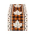 thumbnail image 1 of Thanksgiving Maple Leaf Table Runner, 13x72 in Fall Harvest Durable Table Runners for Party Table Decoration, 1 of 6