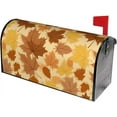 thumbnail image 1 of Thanksgiving Maple Leaves Mailbox Covers, Autumn Magnetic Post Box Cover Wraps Standard Size 21x18 in for Garden Yard Decor, 1 of 6