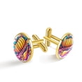 thumbnail image 1 of Thanksgiving Men's Stainless Steel Shirt Cufflinks Set - Suitable for Formal Attire - Ideal for Work and Events, 1 of 6