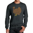 thumbnail image 1 of Thanksgiving - Men's Word Art Crewneck Sweatshirt, 1 of 2