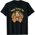 thumbnail image 1 of Thanksgiving Mickey Turkey DTG Print Unisex T-Shirt, 1 of 5
