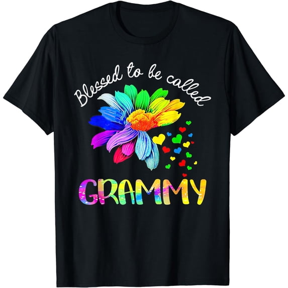Thanksgiving Mom Grateful Thankful Blessed To Be Called Gram T-Shirt