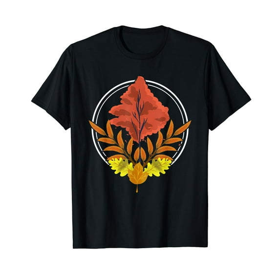 Thanksgiving Nature Forest Tree Autumn Leaves Fall T-Shirt